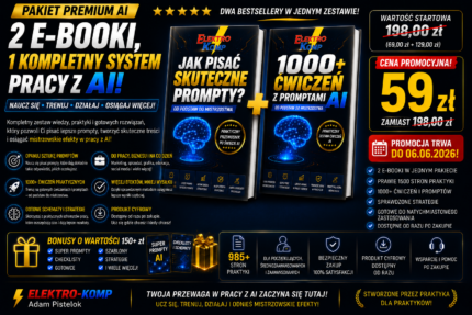 AI MASTER PACK - Dwa praktyczne e-booki, które nauczą Cię skutecznie pracować z AI